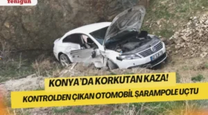 Halkapınar kaza - Halkapınar'da Kaza: 2 Yaralı