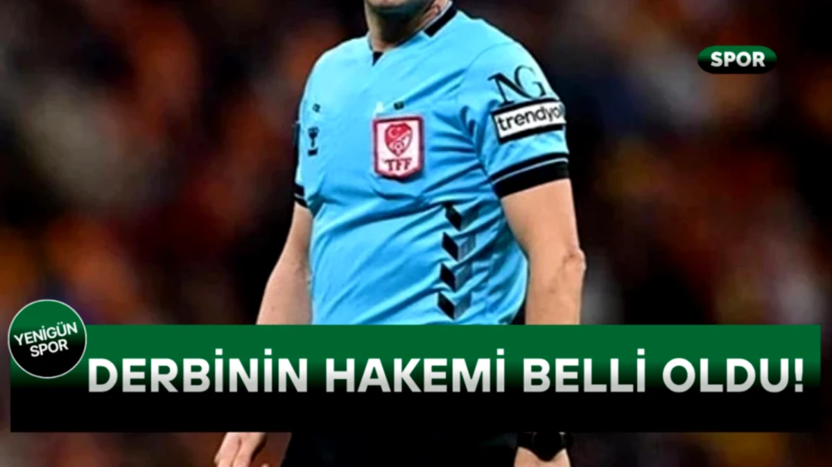 Derbi Hakemi Belli Oldu: Konya'da Gözler Onlarda!